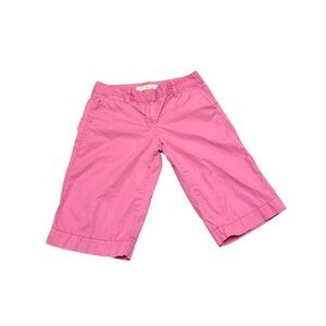 Women's Size 6 Chino Hot Pink Summer Shorts Bottom J. Crew Factory Cotton Pocket